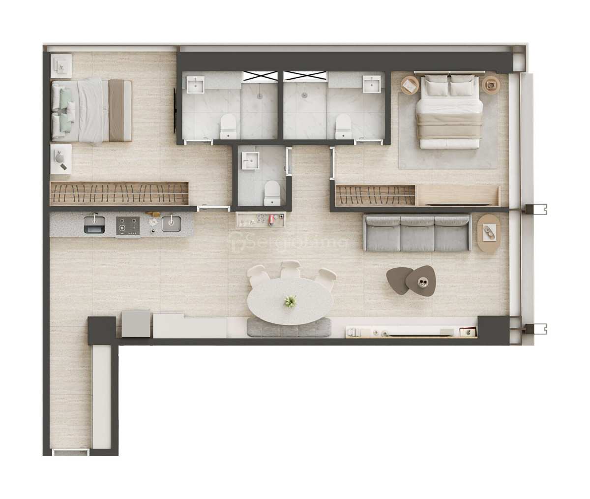 Apartamento, 1 quarto, 36 m² - Foto 26