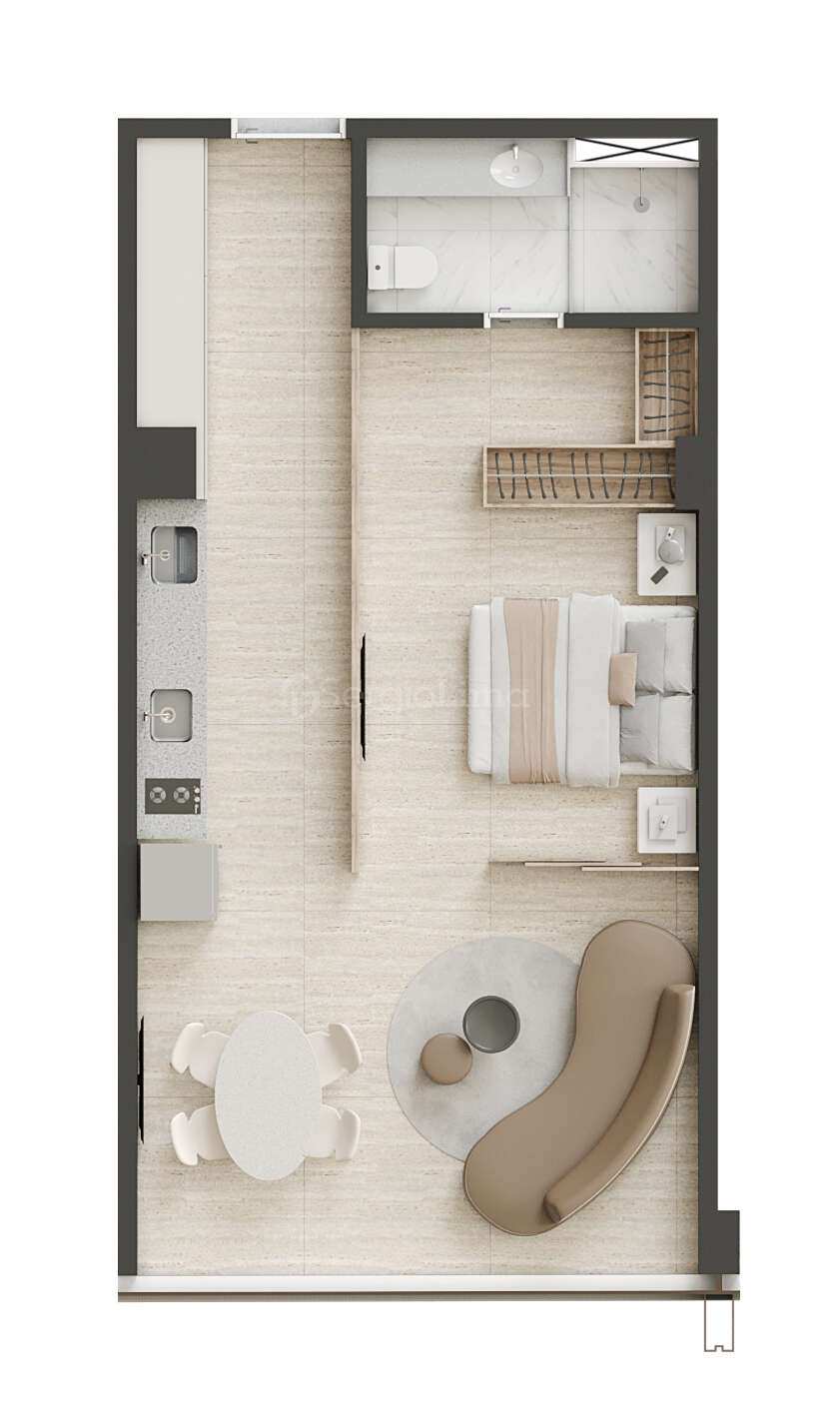 Apartamento, 1 quarto, 36 m² - Foto 23