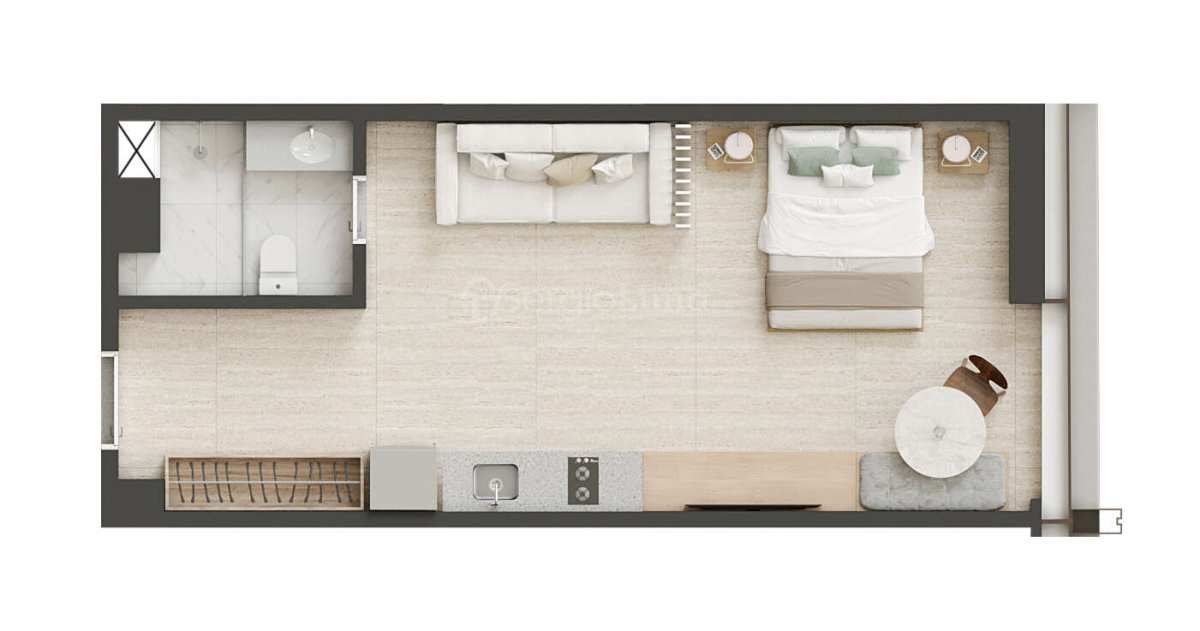 Apartamento, 1 quarto, 36 m² - Foto 22
