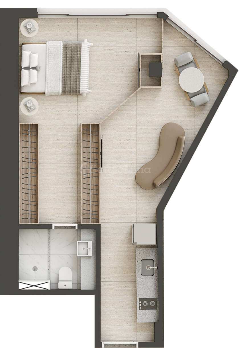 Apartamento, 1 quarto, 36 m² - Foto 13